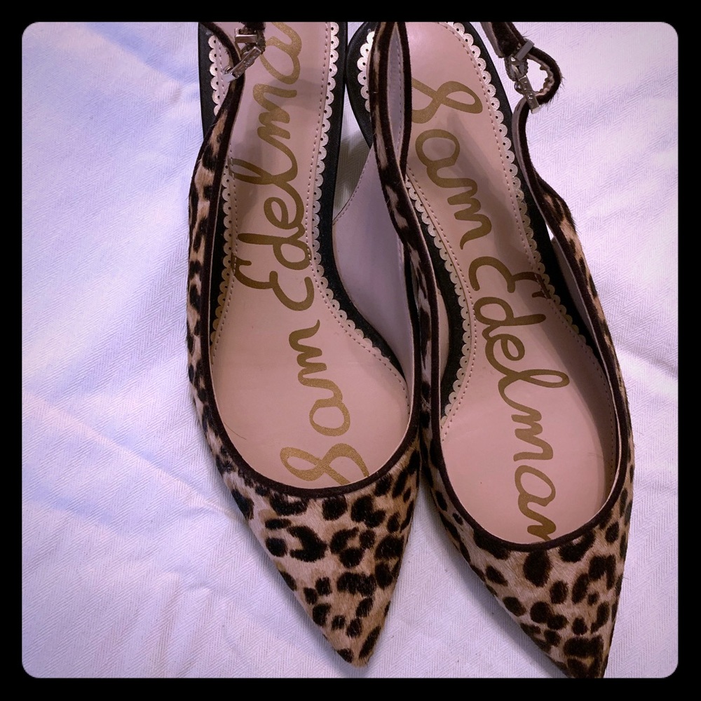 Animal print kitten hill shoes by Sam Edelman